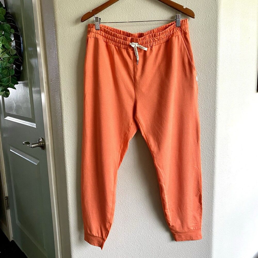 Vuori Performance Jogger Women's XXL Orange Solid Soft DreamKnit Active Pants